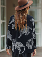 Chic Leopard Print Top