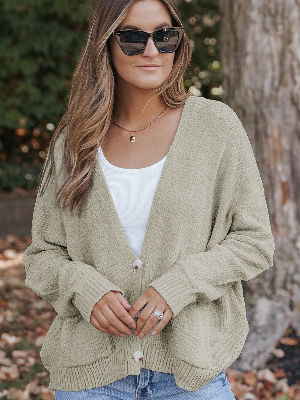 Lightweight Viscose Cardigan