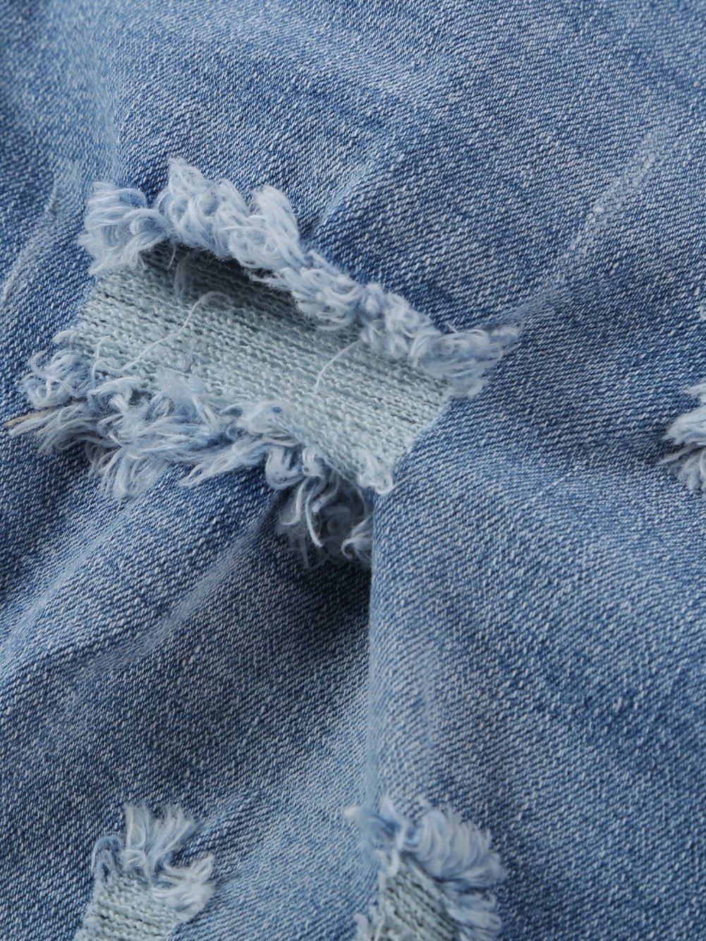 Patriotic Distressed Denim Shorts