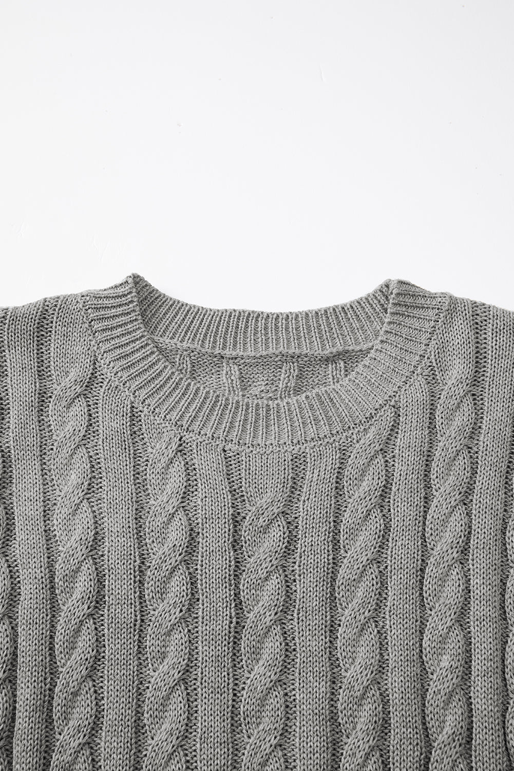 Chunky Cable Knit Top