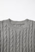 Chunky Cable Knit Top