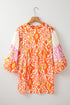 Multicolor Leopard Print Blouse