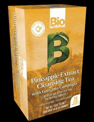 Bio Nutrition - Té de Garcinia Cambogia con Piña, 30 bolsitas - Sin gluten