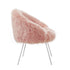Ana Lux Fur Accent Chair