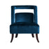 Salvador Velvet Armless Accent Chair