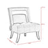 Salvador Velvet Armless Accent Chair