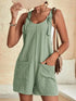 Trendy Green Romper with Functional Pockets