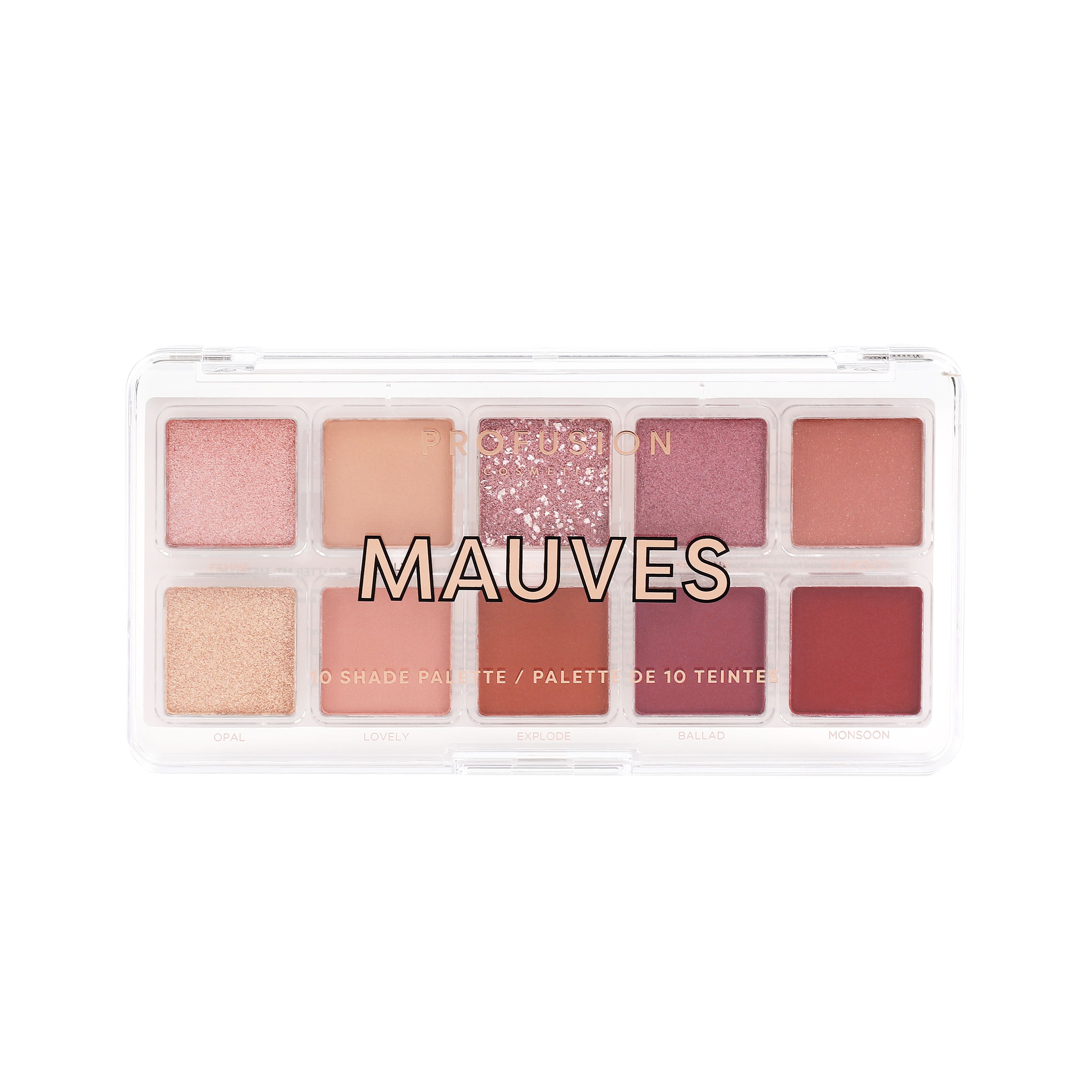 Paleta de 10 tonos Essentials - Malvas