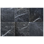 Amanos Black Marble Polished Floor and Wall Tile - Large Format - Livfloors Collection