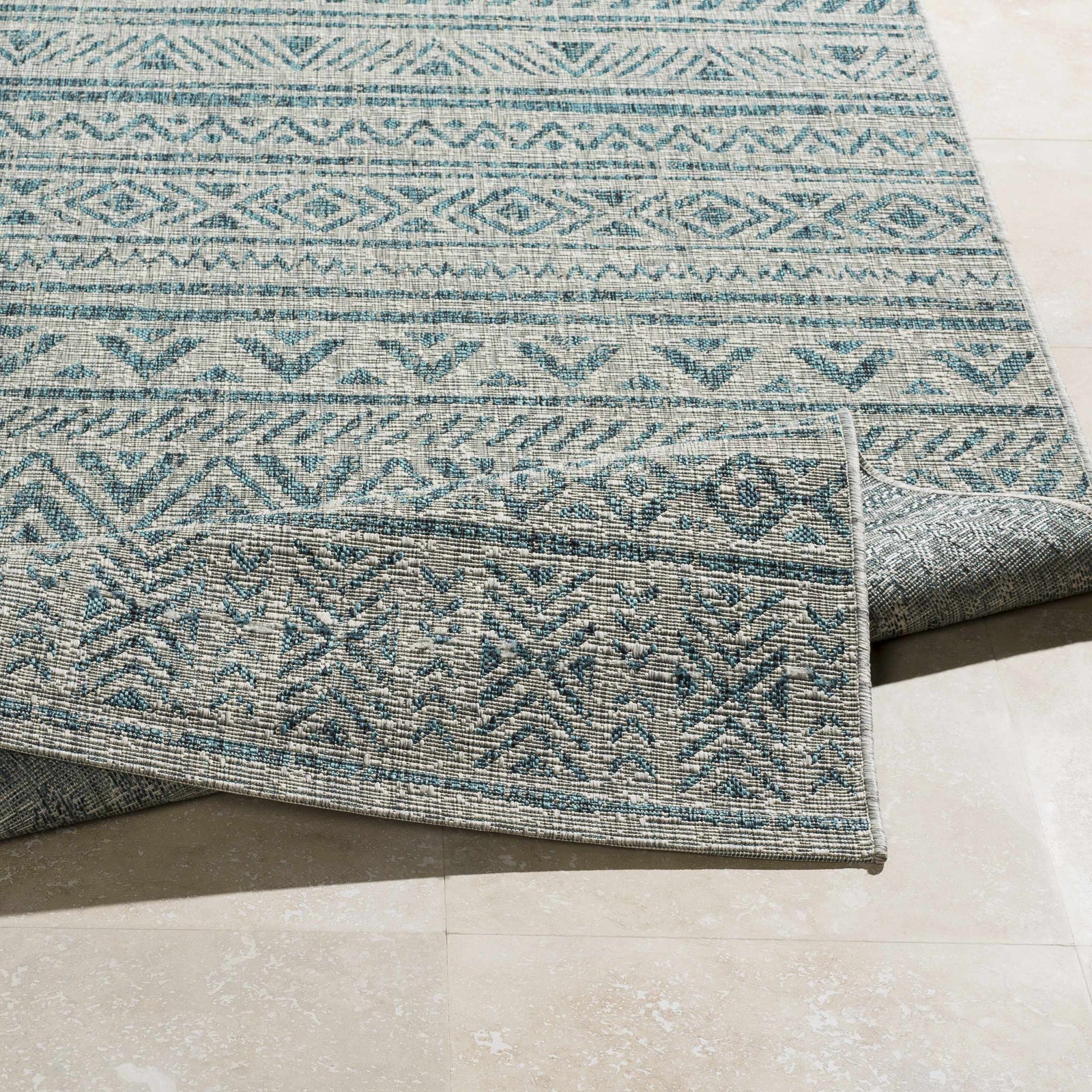 Alfombra de alto rendimiento con diseño integral Novato Aqua