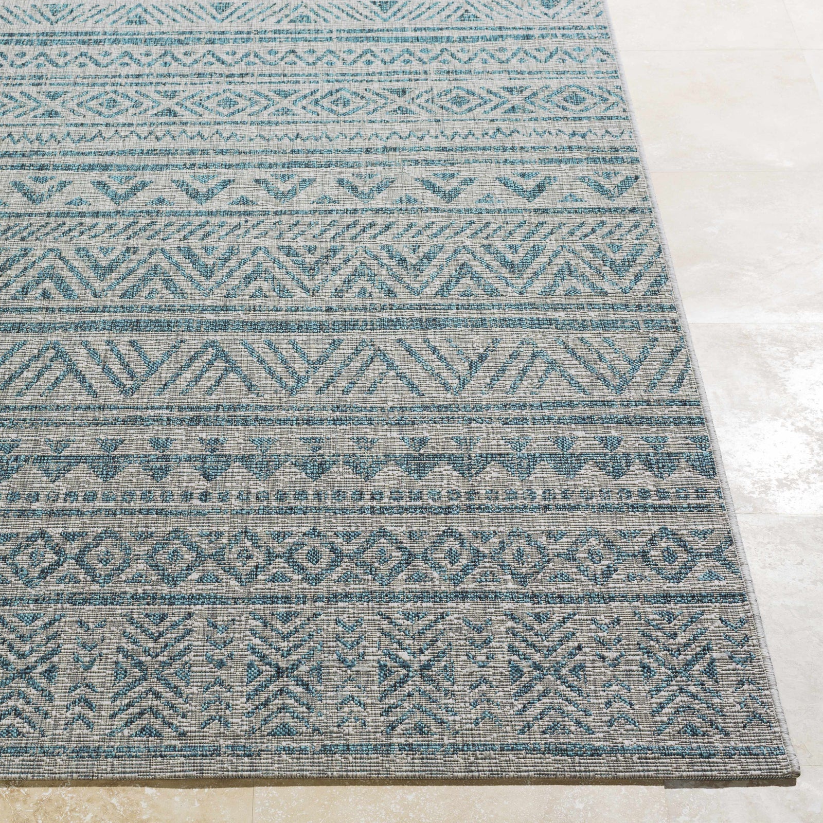 Alfombra de alto rendimiento con diseño integral Novato Aqua