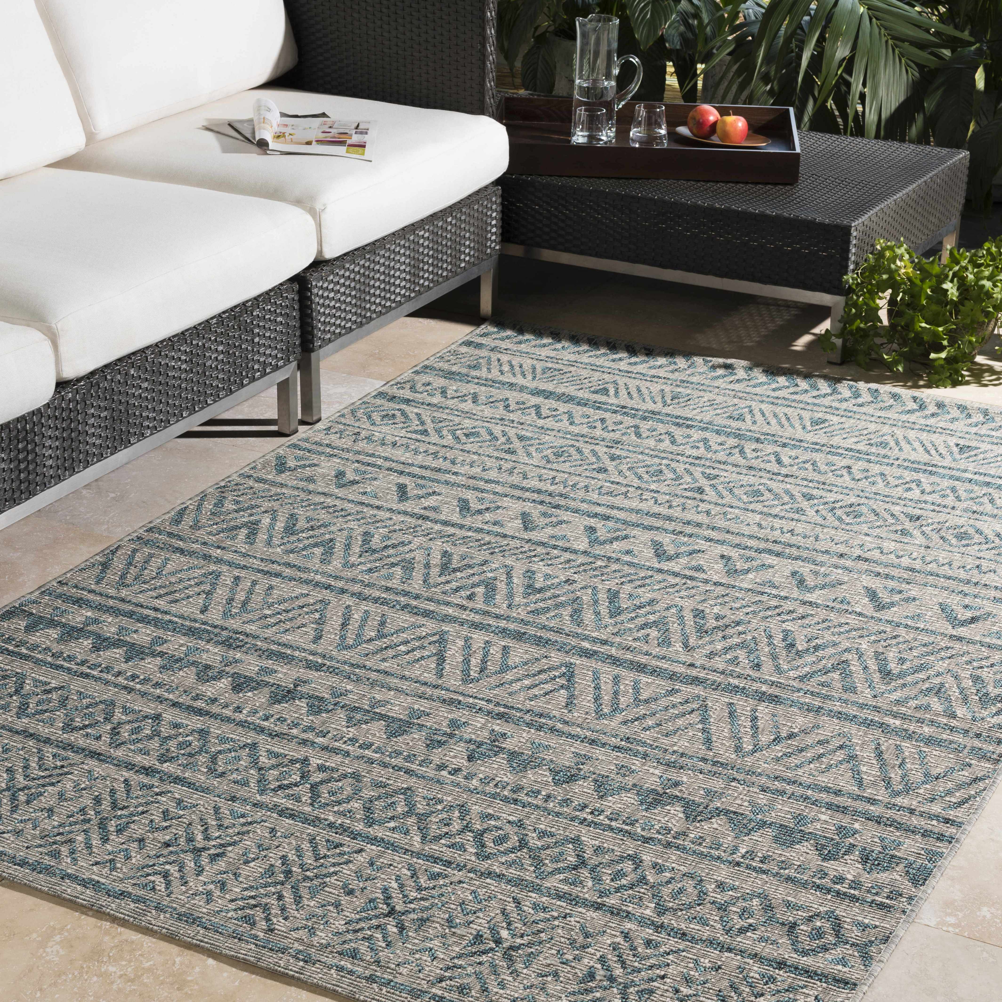 Alfombra de alto rendimiento con diseño integral Novato Aqua