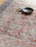 Alfombra lavable desgastada Anahawan color óxido - Liquidación