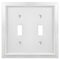 Annabelle White BMC - 2 Toggle Wallplate