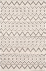 Alfombra de lana gris y crema Whittington - Ofertas especiales