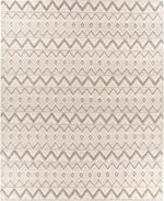 Alfombra de lana gris y crema Whittington - Ofertas especiales