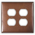 Antique Copper - 2 Duplex Wallplate