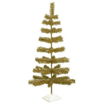 Antique Gold Tinsel Christmas Tree