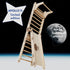 Apollo Swedish Wall / Climbing ladder for Little Austronauts + Moon swing Set + Slide Board
