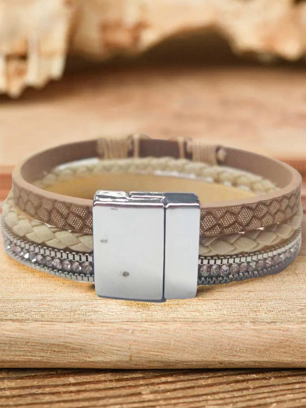 Eternal Sparkle Multi-Layered Magnetic Bracelet