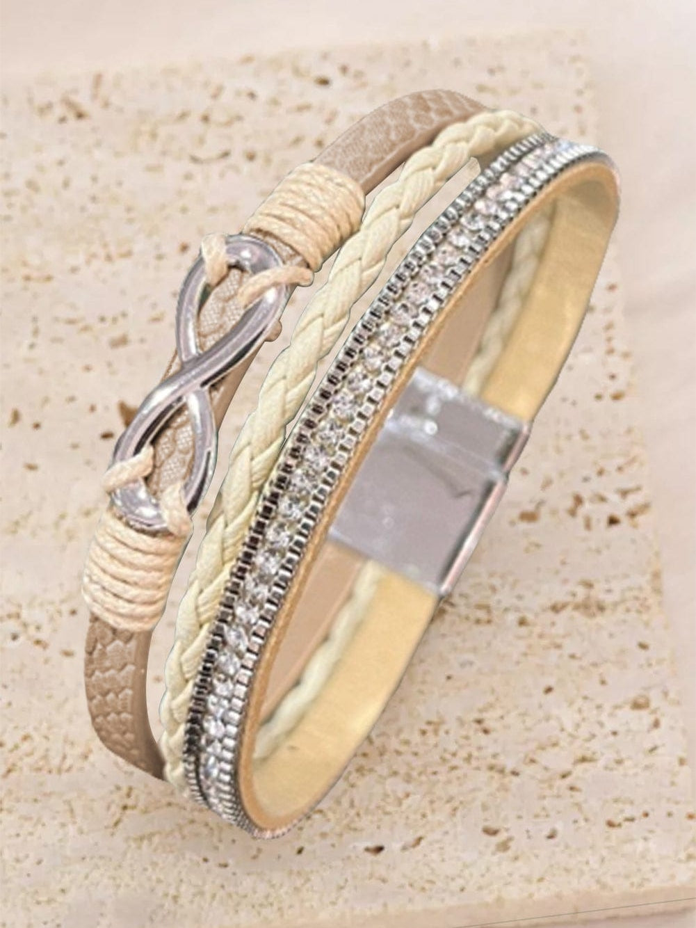 Eternal Sparkle Multi-Layered Magnetic Bracelet