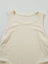Solid Color Casual Tank Top