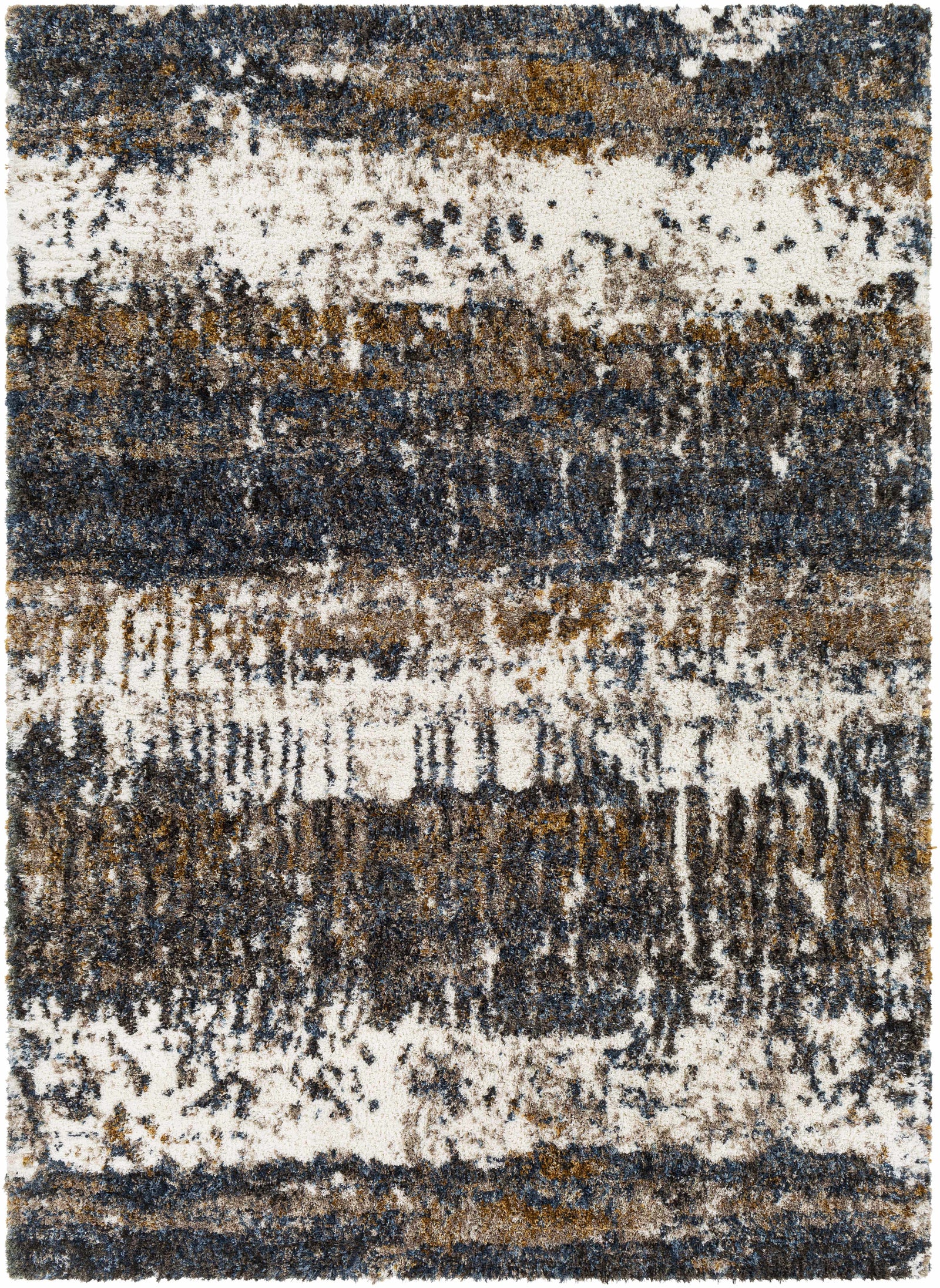 Alfombra de felpa con forro abstracto de Arboles