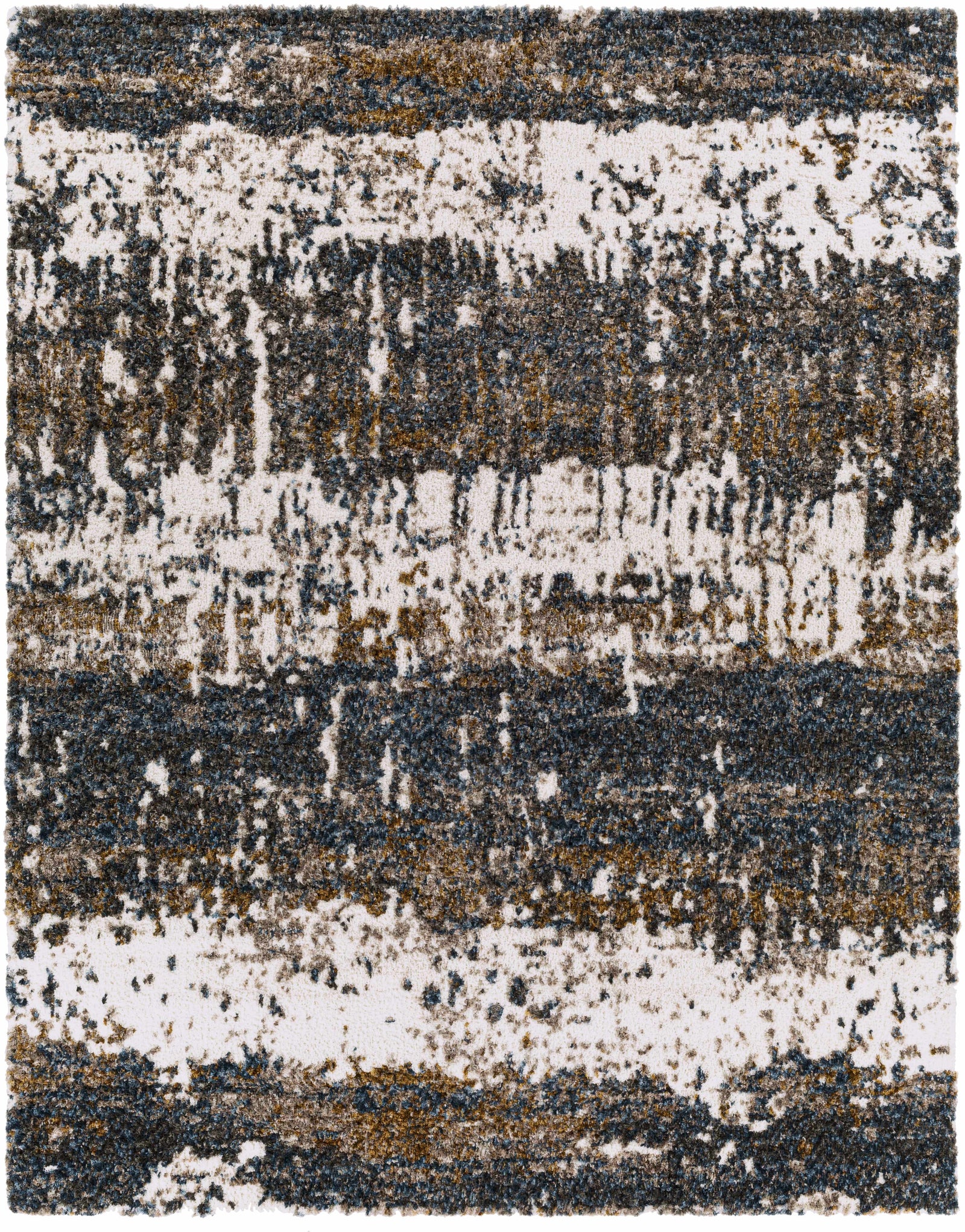 Alfombra de felpa con forro abstracto de Arboles