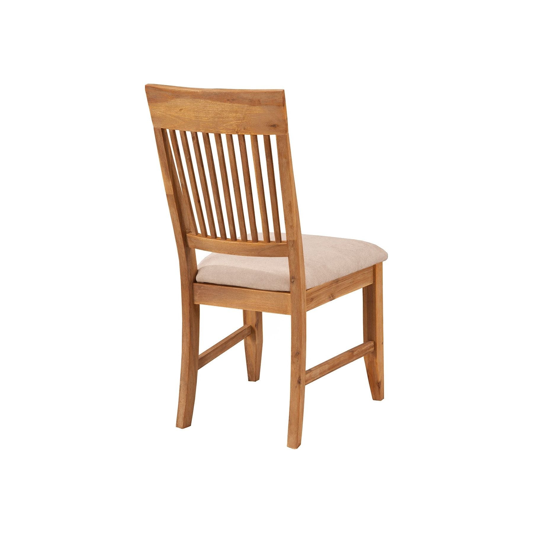 Sillas auxiliares Aspen, color natural antiguo
