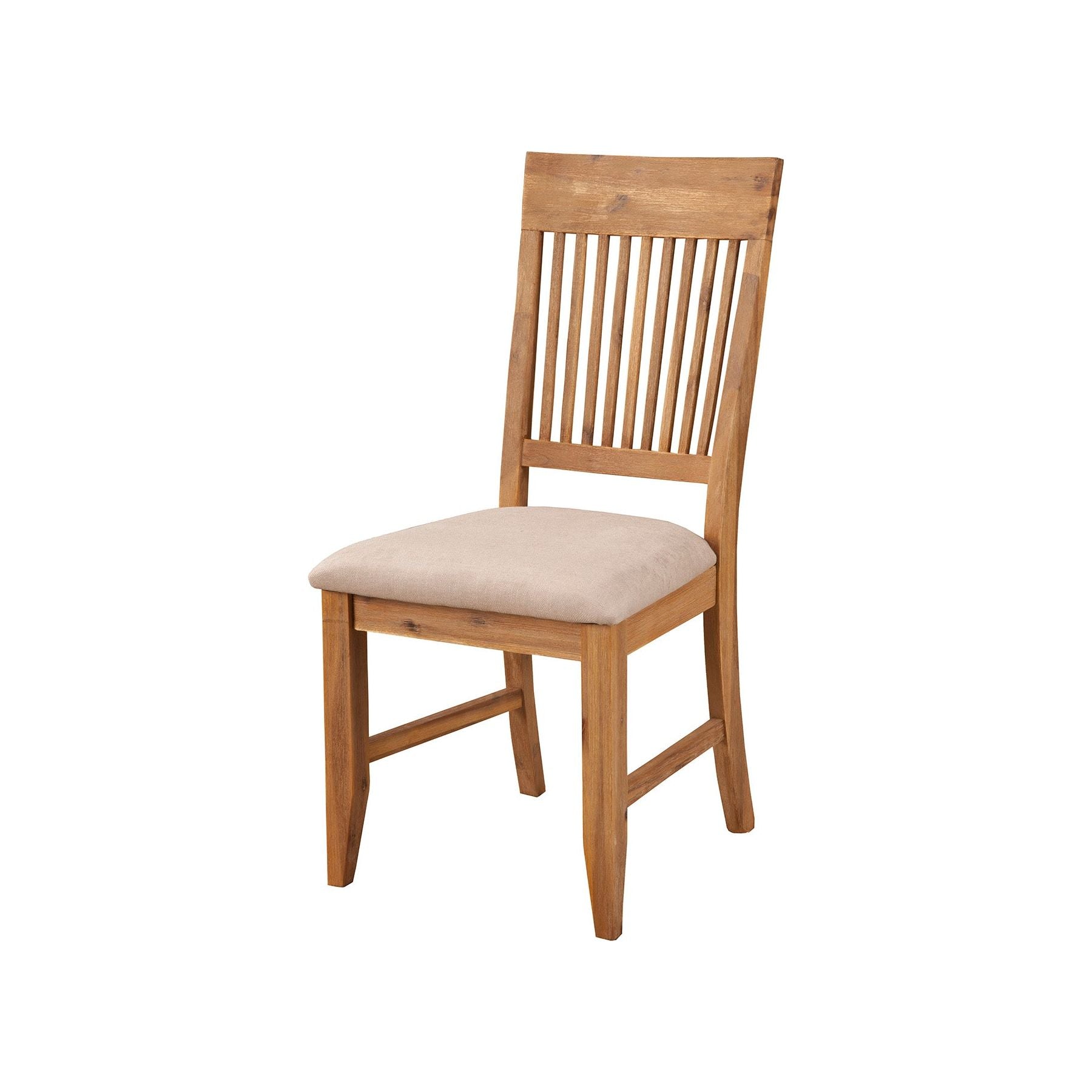 Sillas auxiliares Aspen, color natural antiguo