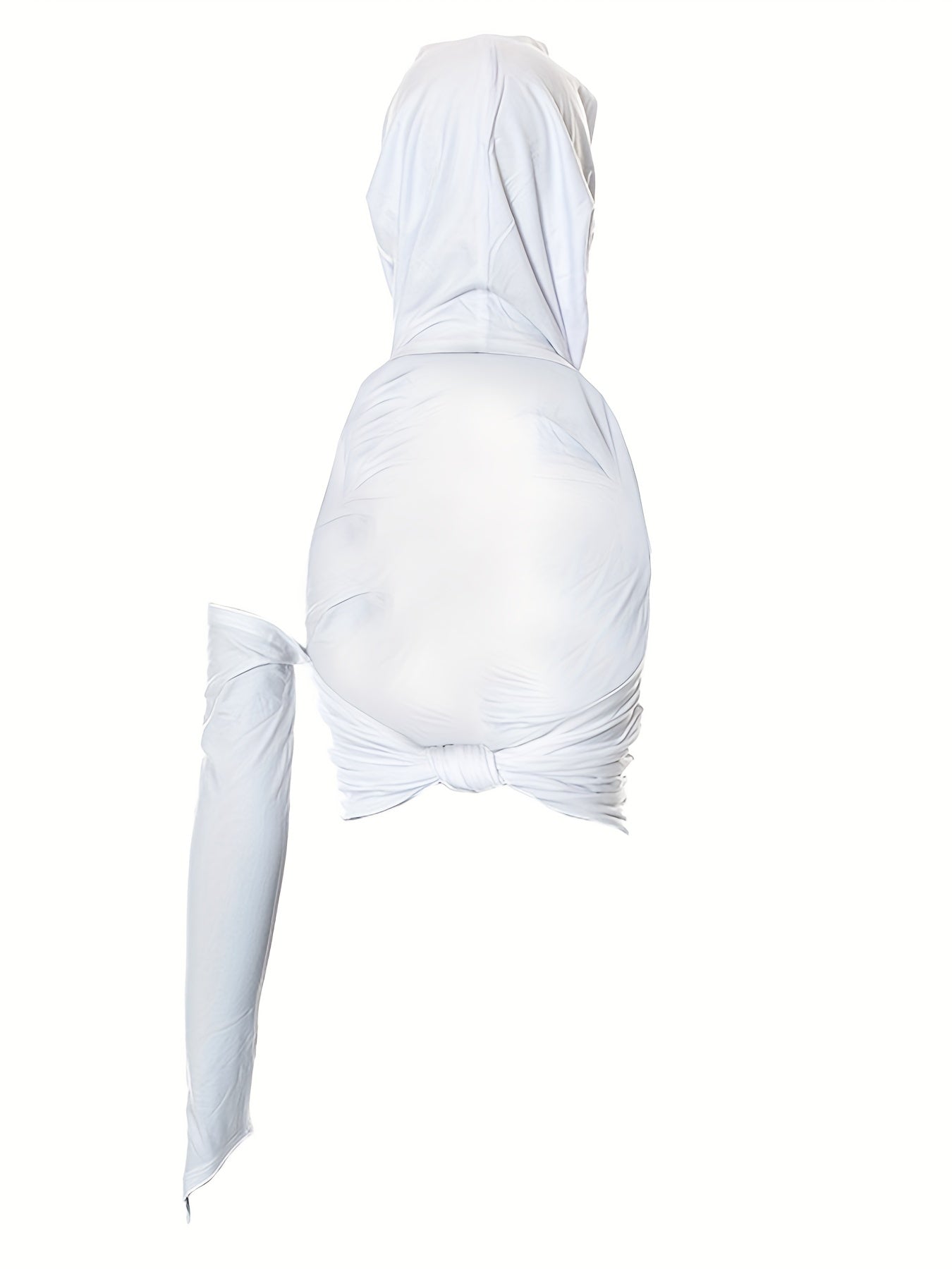 Draped Neckline Sleeveless Top