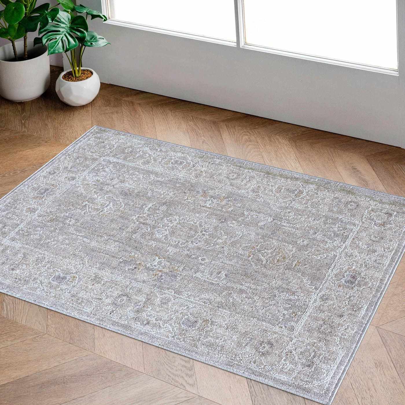Alfombra gris Tahmoor - Liquidación