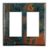 Placa de pared de cobre azul - 2 balancines