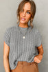 Chunky Cable Knit Top