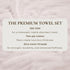 Luxury Cotton Towels - Karina Collection