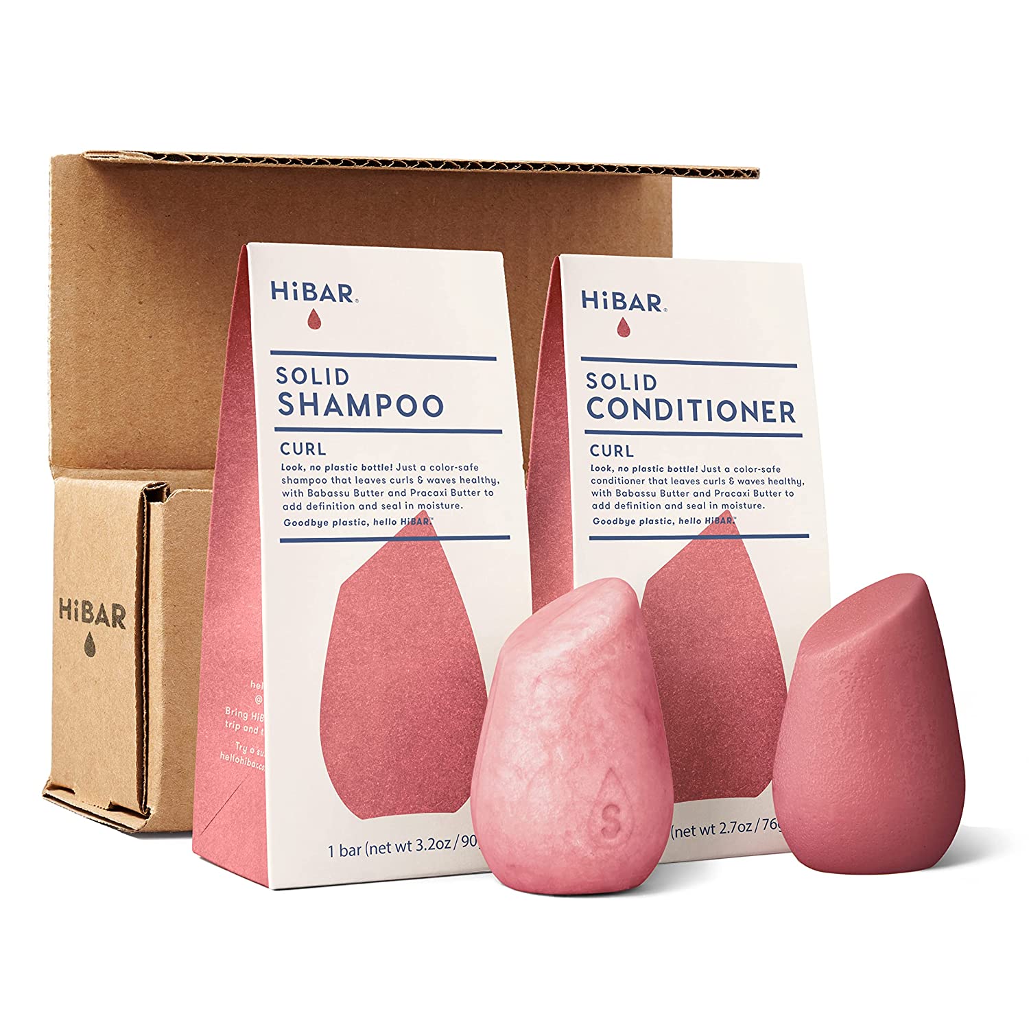 Hibar Barra de champú para rizos sólidos 3.2 oz