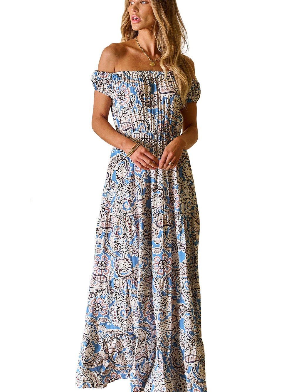 Elegant Off-Shoulder Floral Jumpsuit for Women