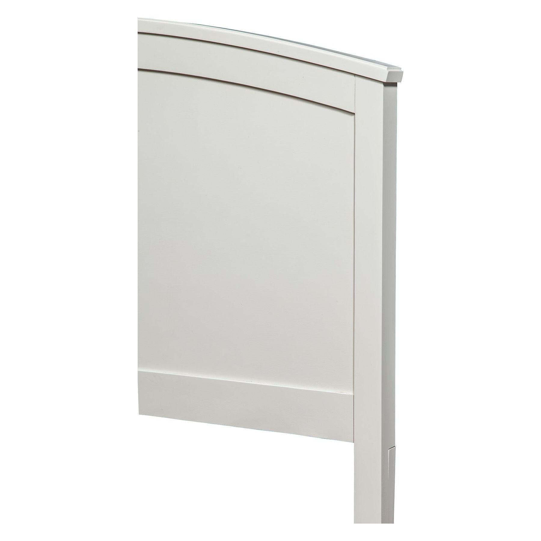 Cama con paneles Baker, color blanco