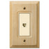 Baker Unfinished Alder Wood - 1 Phone Jack Wallplate