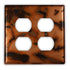 Bamboo Copper - 2 Duplex Wallplate