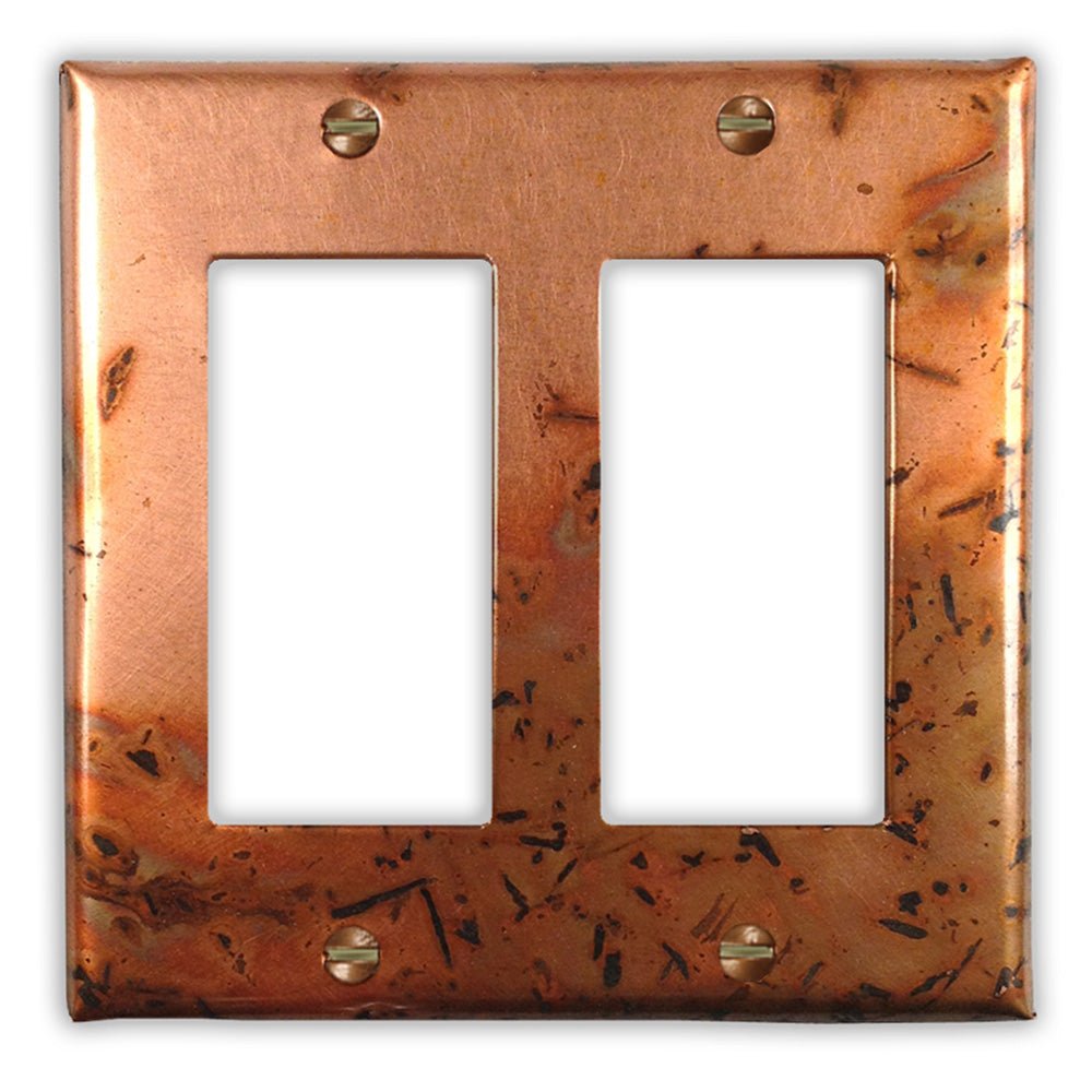 Bamboo Copper - Placa de pared con 2 balancines