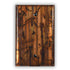 Bosque de bambú de cobre: ​​1 placa de pared en blanco