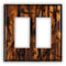Bamboo Forest Copper - Placa de pared con 2 balancines