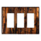 Bamboo Forest Copper - Placa de pared con 3 balancines