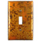 Bamboo Golden Copper - 1 Toggle Wallplate