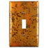 Bamboo Golden Copper - 1 Toggle Wallplate