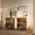 Aparador curvo moderno con mueble para TV Chantelle