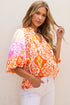 Multicolor Leopard Print Blouse