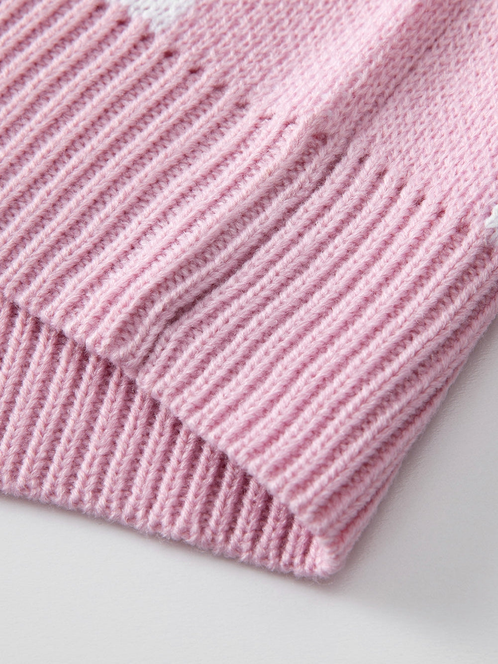 Women's Plus Size Checkered Knit Sweater