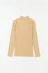Form-Fitting Ribbed Knit Top